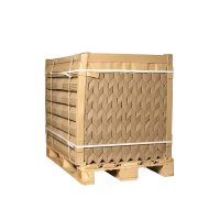 Préselt papír élvédő raklapos tételben